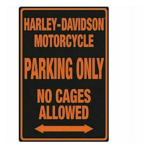 2010691 Harley-Davidson Black No Cages