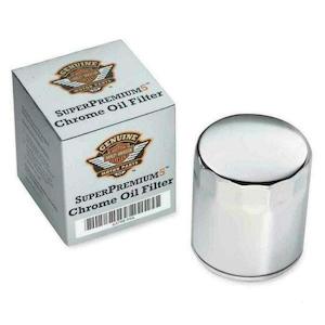 H D Oil Oil Filters Maintenance: 63798-99a Harley 5 Micron SuperPremium 5 Oil Filter Chrome