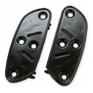 51060-08 Harley 51060-08 Black Rider Footboard Pans - Swept Wing Shape