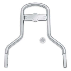 H D Backrests Pads: 51477-06 Harley 51477-06 Low Mini-Medallion Style Sissy Bar Upright