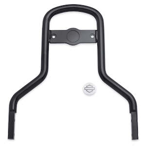 H D Backrests Pads: 54256-10 Harley 54256-10 Low Mini-Medallion Style Sissy Bar Upright