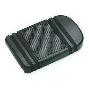 H D Foot Controls: 46718-08 Harley Diamond Black Large Brake Pedal Pad - 46718-08