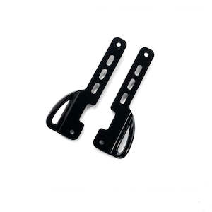 93500036 Harley Black Tie-Down Brackets 93500036