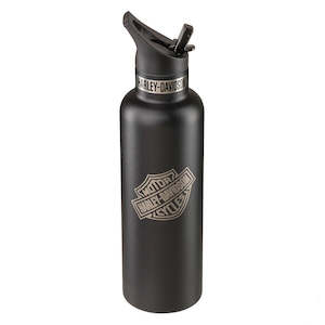 hdx-98636 Harley-Davidson Bar & Shield Water Bottle Stainless Steel