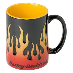 hdx-98604 Harley-Davidson Core Sculpted Flames Coffee Mug