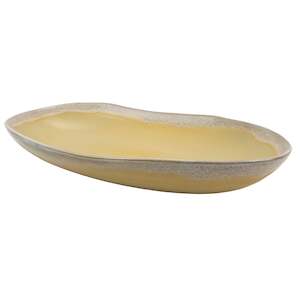 Serveware: Melfi Oval Dish L36.5cm Yellow