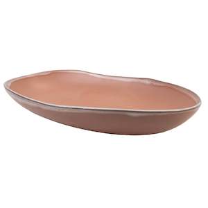 Serveware: Melfi Oval Dish L36.5cm Pink