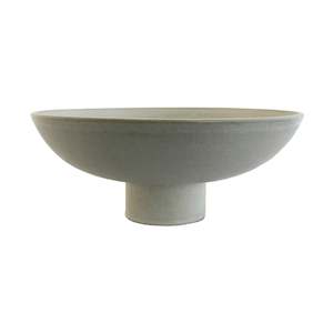 Maria Portugal Terracota: Letti Pedestal Bowl White W26cm