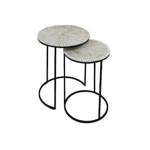 Capri Fluted Nesting Tables