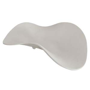 Elba Curved Dish White