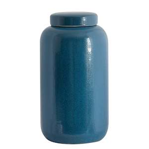 Shagreen Blue Jar H30cm