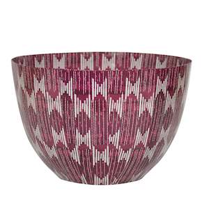 Wola Nani Stripes Marsala Bowl W42.2cm