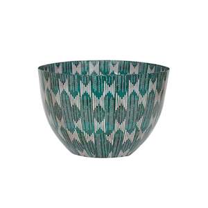 Wola Nani Stripes Teal Bowl W25.5cm