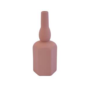 Chrysler Bottle Vase Dusty Rose H23cm