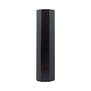 Hale Cylinder Vase Black