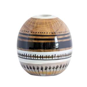 Wooden Vases: Kobe Oval Vase