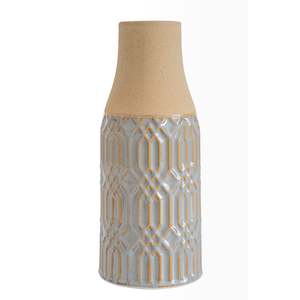 Vinya Two Tone Vase Grey