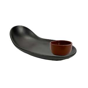 Serveware: Alma Appertiser Set L23cm Cinnamon