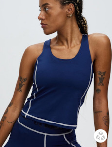 Conquest Performance Tank - Navy