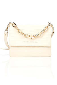 Bags Wallets: Big Trouble Bag - Cream