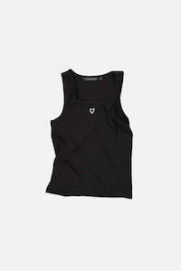 Stolen Girlfriends Club: Love Emblem Womens Rib Tank - Black