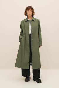 Outerwear 1: Cleo Trench Coat - Sage