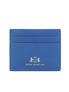 Home Gifts: Dark Hampton Cardholder - Azure