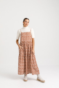 Maxi Dresses: Ziggy Dress - Autumnal