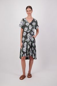 Maxi Dresses: Josie Dress - Green Floral