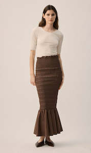 Literally Everything: Josephine Skirt - Espresso