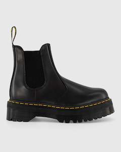 2976 Quad Chelsea Boot - Black Polished Smooth