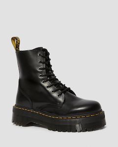 Boots: Jadon Boot - Black Polished Smooth