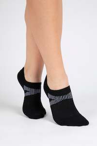 Atheisure Invisible Liner Sock - Black