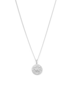 Taurus Petite Zodiac Necklace - Silver