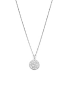 Sagittarius Petite Zodiac Necklace - Silver