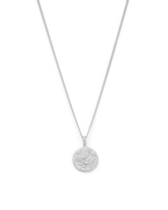 Pisces Petite Zodiac Necklace - Silver