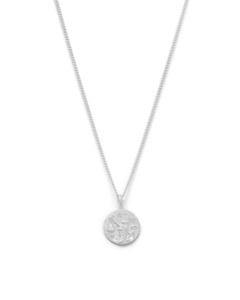 Libra Petite Zodiac Necklace - Silver