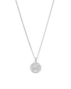 Leo Petite Zodiac Necklace - Silver