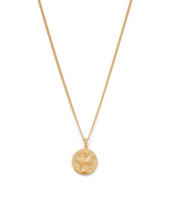 Aries Petite Zodiac Necklace - Gold