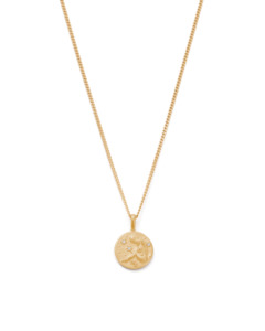 Virgo Petite Zodiac Necklace - Gold