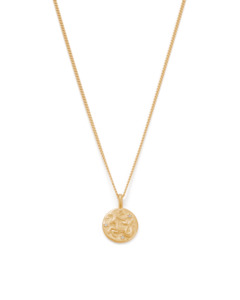 Capricorn Petite Zodiac Necklace - Gold