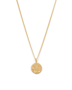 Libra Petite Zodiac Necklace - Gold