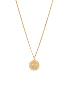 Scorpio Petite Zodiac Necklace - Gold