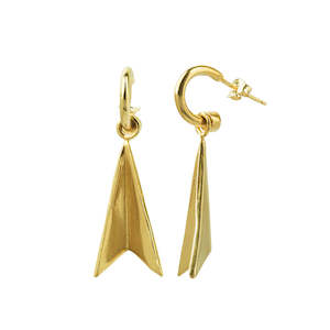 Hazard Earrings Small - Gold