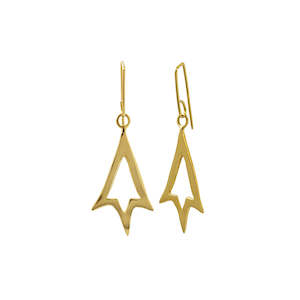 Rachel Stichbury: Direction Earrings - Small/Gold