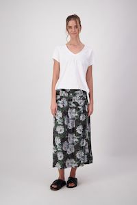 Jemma Skirt - Green Floral