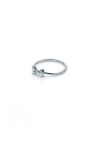 Baby Bow Ring - Silver