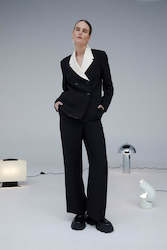 Tuxedo Trouser Black and Ivory