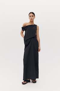 Clothing wholesaling: Amory Dress Black Nylon