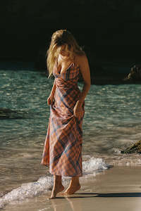 General: Charlie Holiday Kiera Maxi Dress Peachy Check